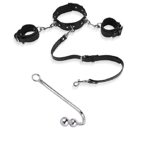 Anal and Elegant Hook 5334 Collar Beaded Cuffs with 0324